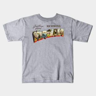 Greetings from Richmond Virginia Kids T-Shirt